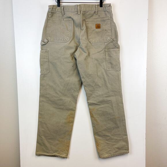 Carhartt 34x32 Duck Canvas Dungaree Carpenter Pants - Picture 5 of 11